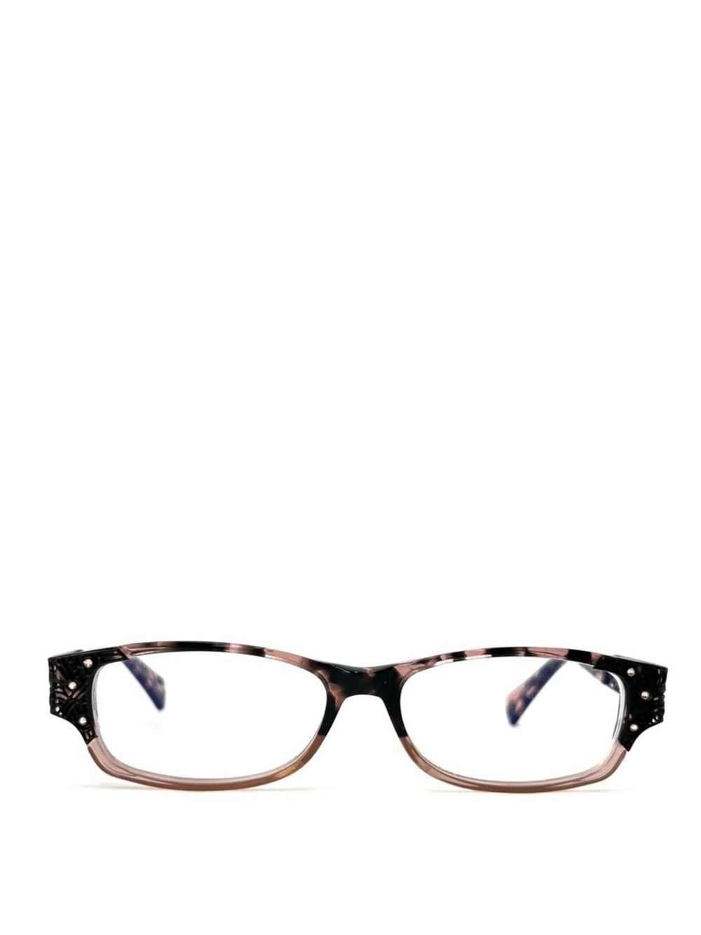 Jean Lafont Legende 743 Eyeglasses Brown Pink Tortoise Glasses Frames Lace Euc